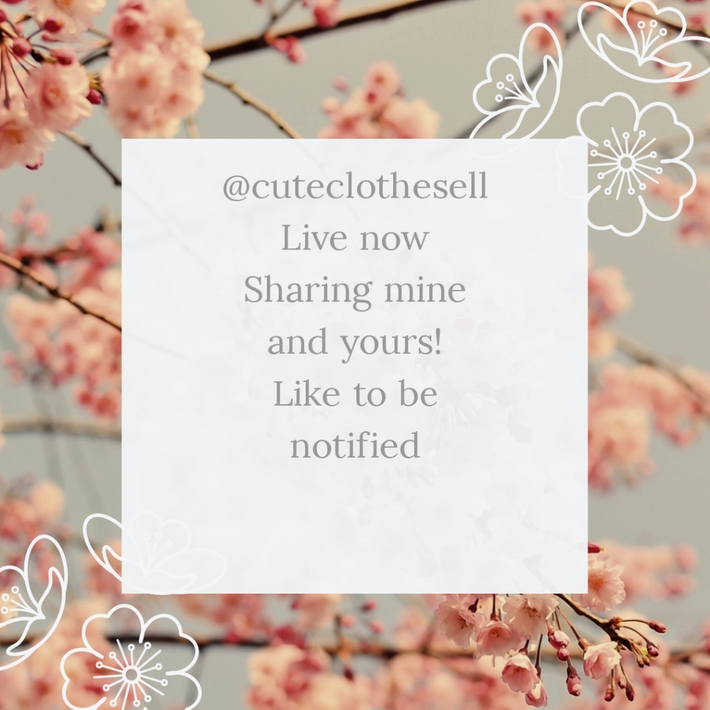 @cuteclothesell live now sharing yours🫶